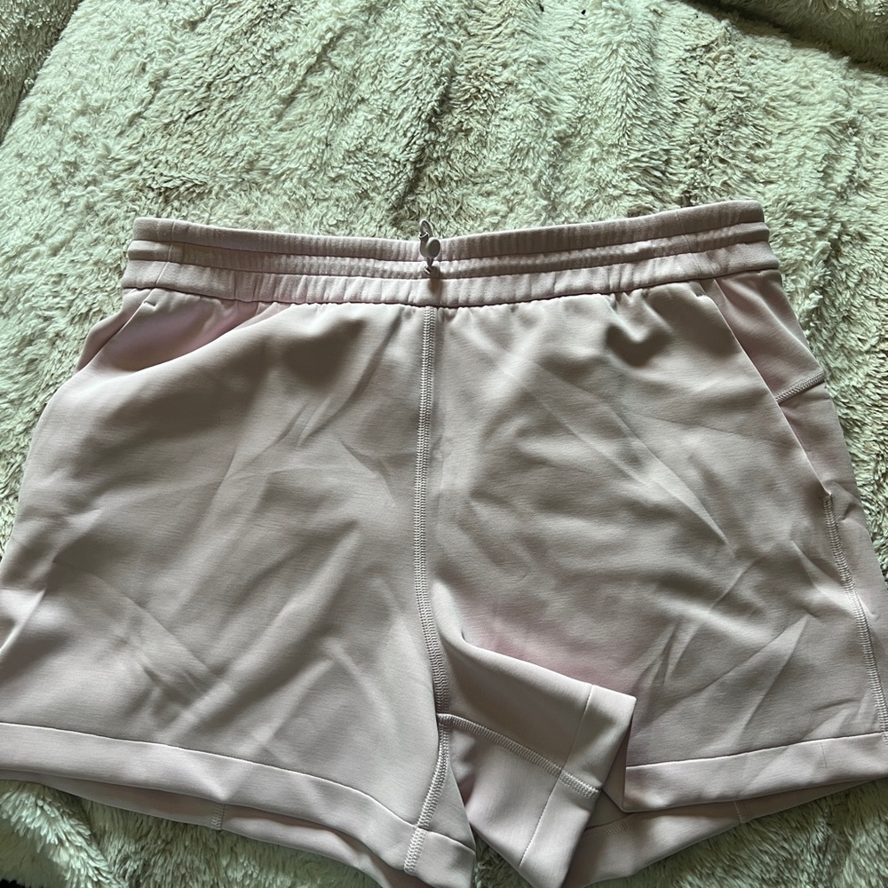 lululemon athletica Light Pink Athletic Drawstring Shorts